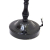 Lampka metalowa z aksamitnym abażurem Czarna 55cm